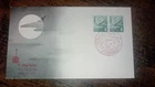 Japan FDC 1954 Bird Series Small Cuckoo Hototogisu 2x 3Y Hiroshige No. 3