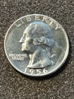 1956 Washington Quarter BU Uncirculated Mint State 90% Silver 25c US Coin