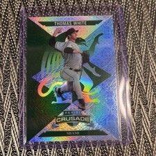 2025 Panini Crusade Crusade Thomas White, Thomas White #45 Green /249 (RC)