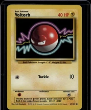 Voltorb Common Base Set 067/102 NM