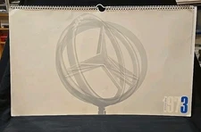 Vintage OEM 1973 Mercedes-Benz Calendar large 19"x12" loaded w/ vintage photos 