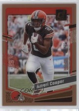 2023 Panini Clearly Donruss Orange 24/75 Amari Cooper #13 7gk