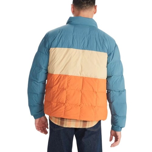 Marmot Ares Winter Down Jacket Moon River/Light Oak/Tangelo men's Size small - Picture 8 of 8