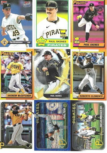 Pittsburgh Pirates Topps MLB 38 Card Lot - Inserts, Parallels, Skenes Rookie - Picture 2 of 5