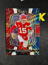PATRICK MAHOMES - 2025 Select Premier - Tri-Color Prizm # /299