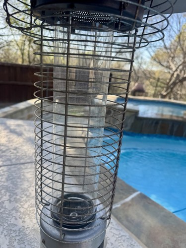 Patio Heater Glass Tube Replacement height 14" diameter 3"
