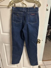 Jordache Jeans Horsehead 70s 80s Classic Blue High Waist Straight Leg Sz 28x30
