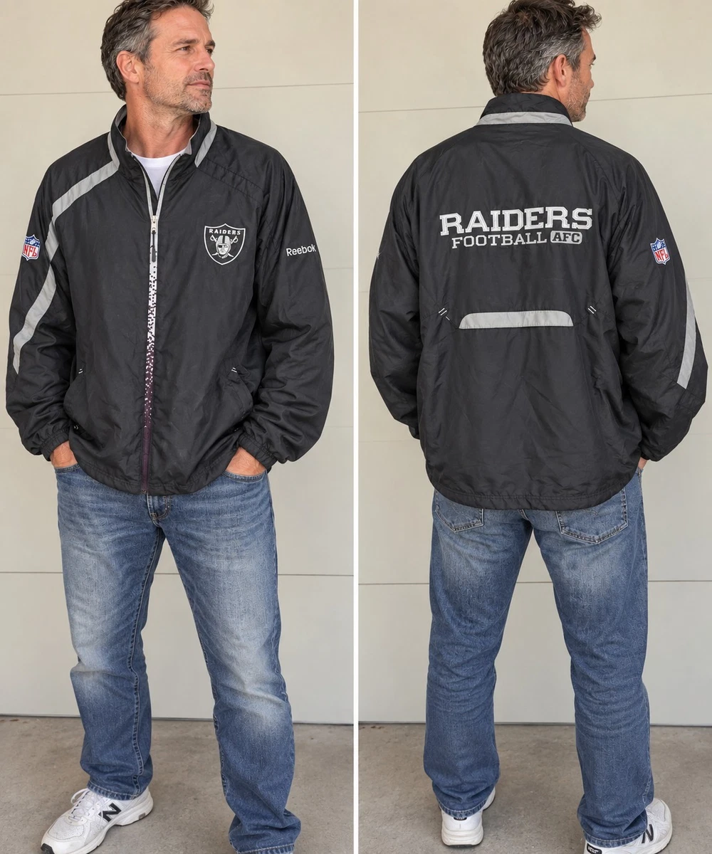 Reebok Oakland Raiders NFL Jackets for sale | eBay
