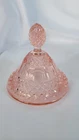 Miss America Pink Depression Covered Candy Dish Lid Only