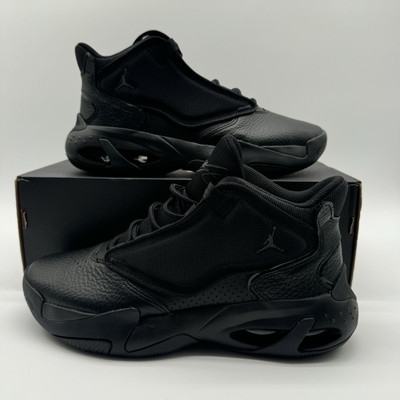 New Sz 14 Nike Air Jordan Max Aura 4 Black Anthrecite Shoes DN3687 001 Men's NIB