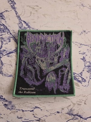 Benediction Transcend the Rubicon Torquoise Border Woven Patch