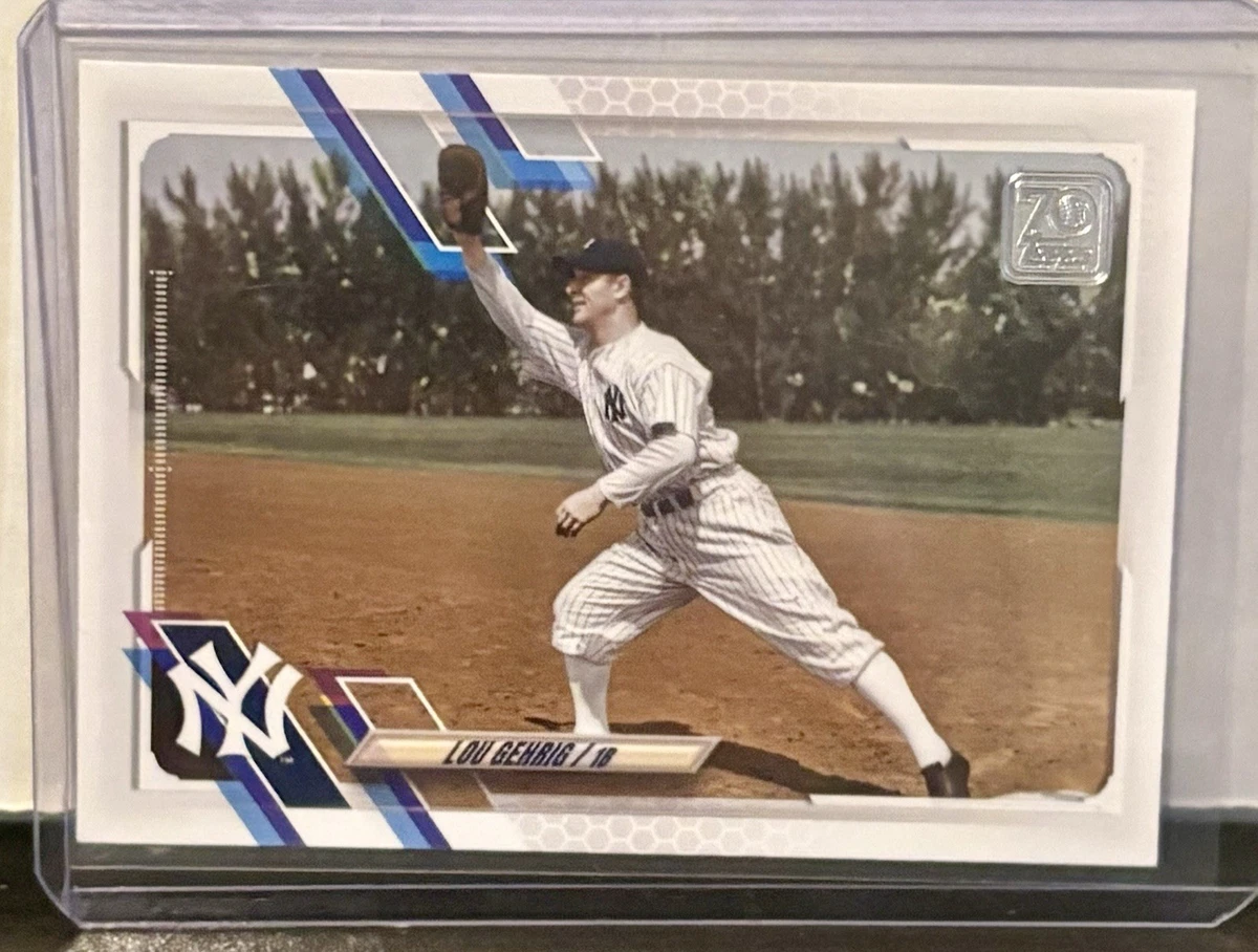 Topps Lou Gehrig ungraded Baseball Sports Trading Cards