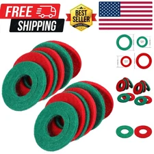 12 Pieces Battery Terminal Anti Corrosion Battery Terminal ProtectorGreen, Red