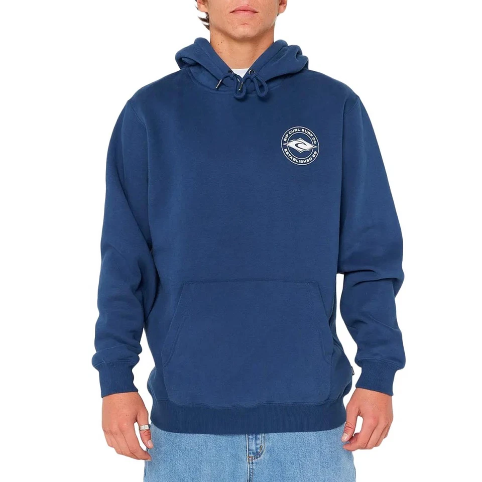Sudadera Con Capucha Rip Curl Staple - Azul Marino Claro - Imagen 2 de 4