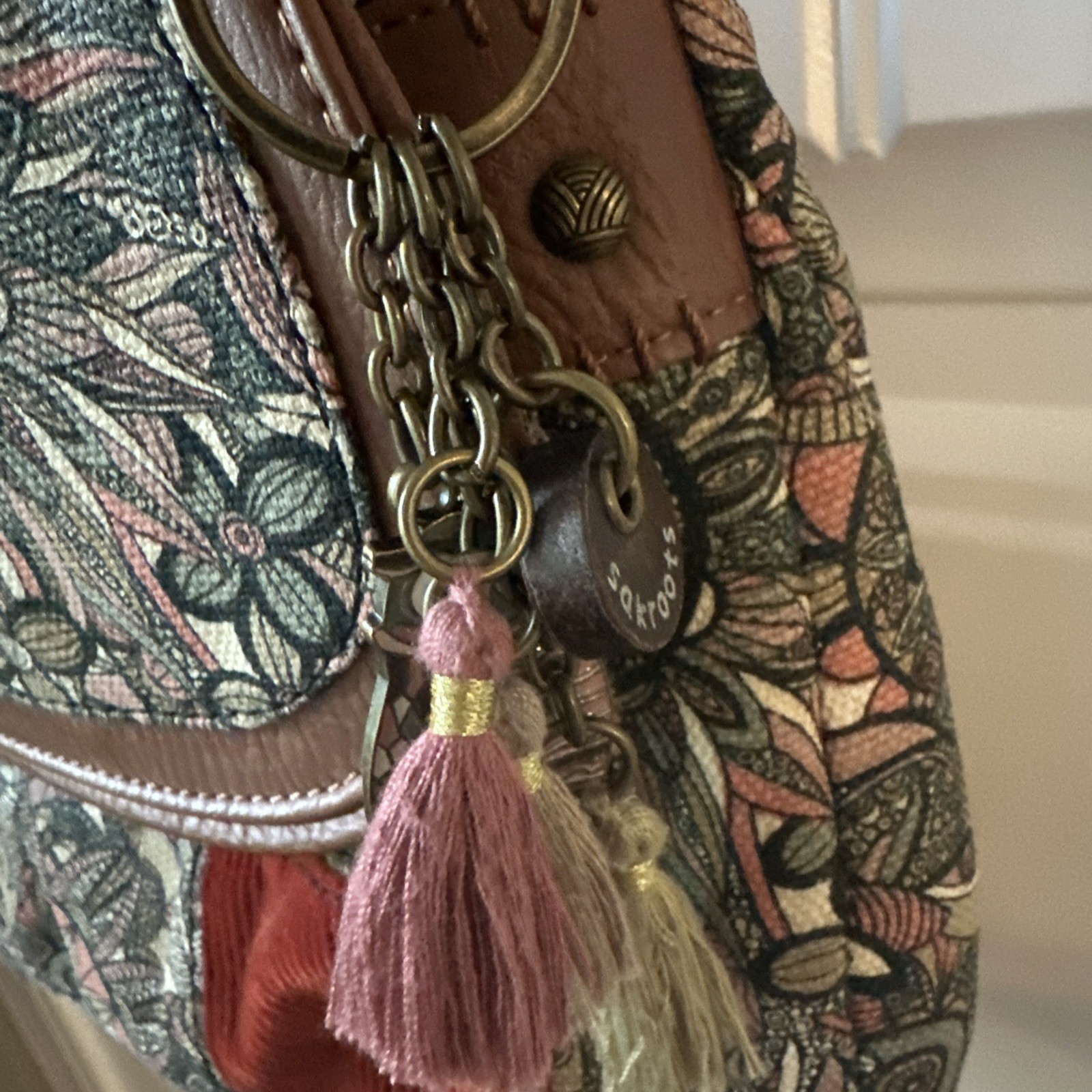 Sakroots Crossbody Multicolored Patchwork Shoulde… - image 4