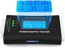 Computer PC Power Supply Tester with LCD Display, ATX Power Supply Computer Host
