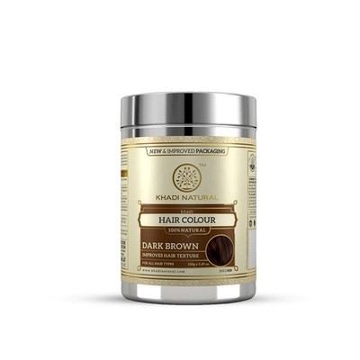Khadi Natural Dark Brown Hair Colour Free From Harsh Chemicals 150 g