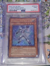 YUGIOH  TAEV-EN018 ELEMENTAL HERO NEOS ALIUS ULTIMATE PSA 9 MINT #88246089