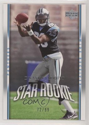 2007 Upper Deck Star Rookie Silver 72/99 Dwayne Jarrett #296 Rookie RC 0c2