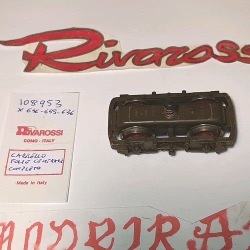 RIVAROSSI-RICAMBI-108953-ANNI 60 CARRELLO CENTRALE COMPLETO X 636-645-646-1:80 | Condition: Usato