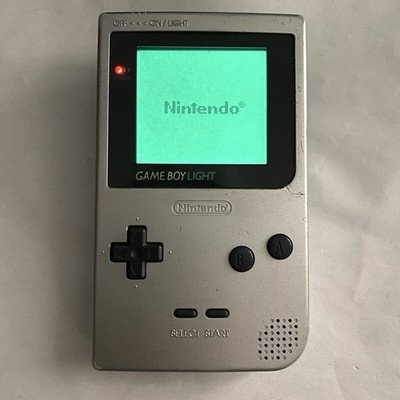 Nintendo Gameboy Light Console Silver MGB-101 GBL Japan Tested