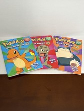 Vintage 90s Pokemon Sticker Series 2-4 Book Set With Stickers 2 New 1 Barely