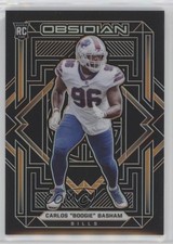 2021 Obsidian Rookies Electric Etch Orange 30/75 Carlos Basham Jr Boogie 2t9