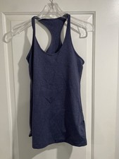 Two Lululemon Woman  s Racer Back Tank Tops Size 10