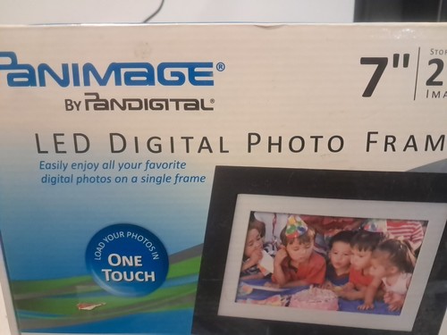 Pandigital Panimage 7" LED Digital Photo Frame PI7002AWB W/ Remote New