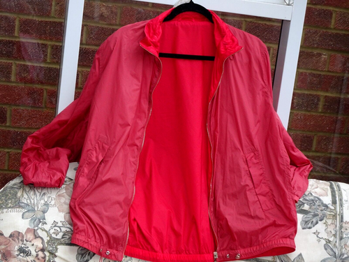Massimo Dutti Orange Red Reversible Jacket Parka - Picture 3 of 7