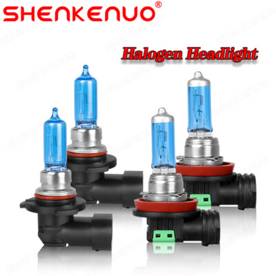 9005 / H11 Halogen Headlights High Low Beam Bulbs Kit Warm White Lamps
