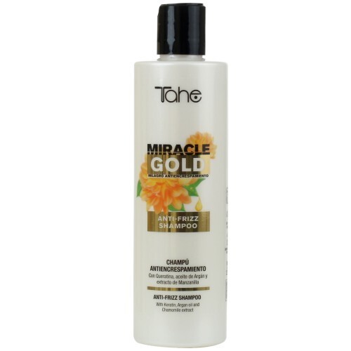 TAHE Shampoo Vegana Antiencrespamiento Miracle Gold 300 ML