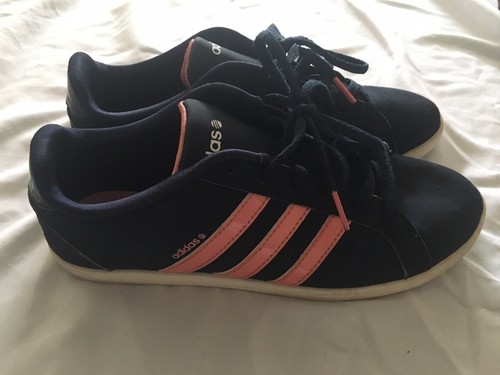 Adidas Neo Label pink stripe navy blue 