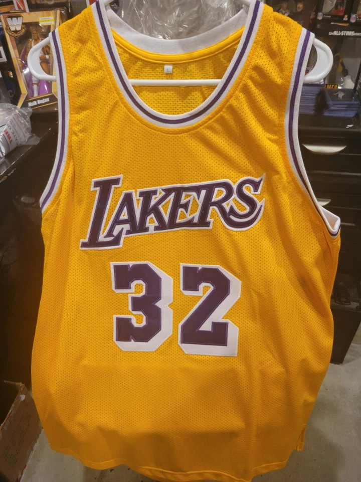Magic Johnson Signed Autographed NBA Los Angeles Lakers Jersey HOF PSA/DNA COA - Image 3 of 3