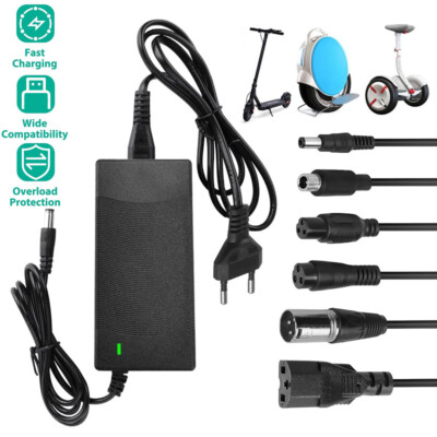 Ladegeräte für Scooter,E Scooter Ladekabel E Scooter Ladegerät 6 Anschlüssen