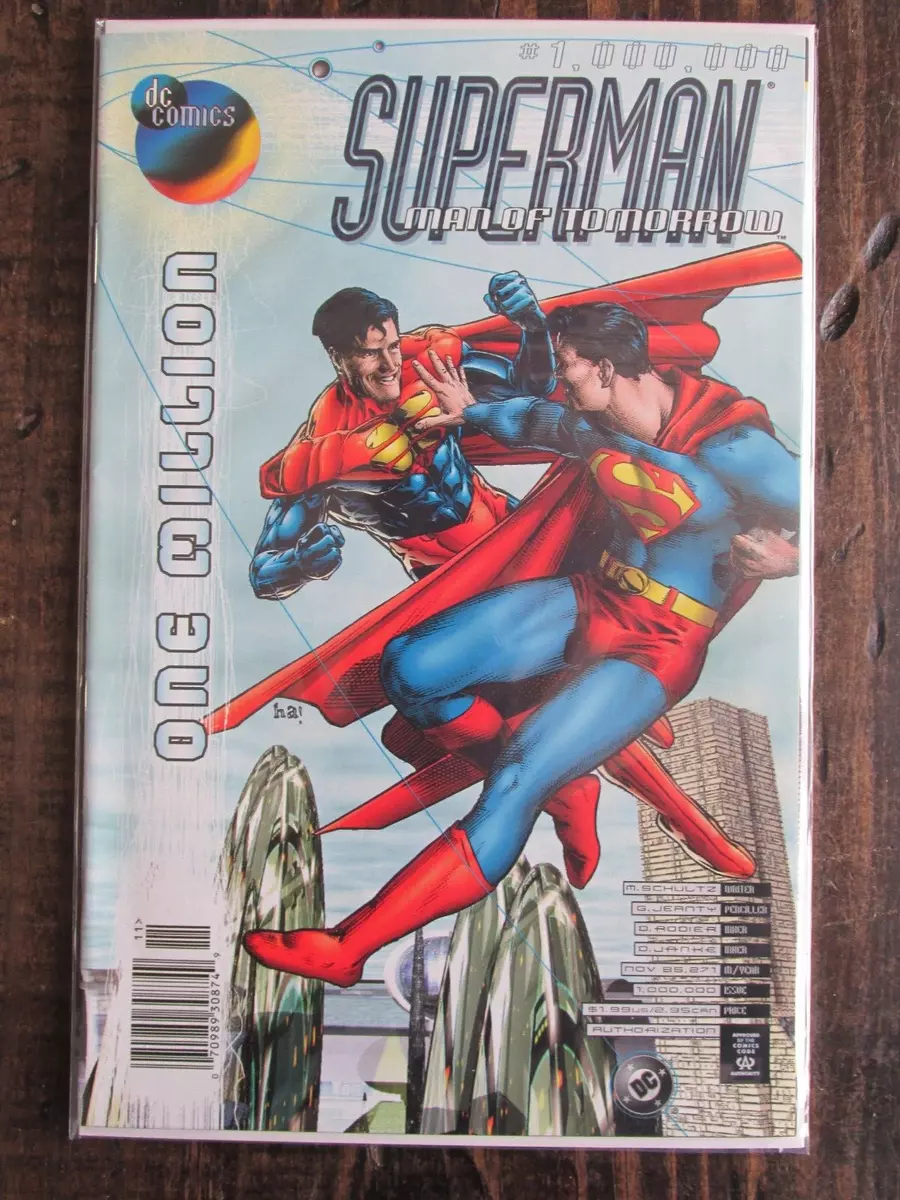 The man of steel comic books issue 1 published by DC