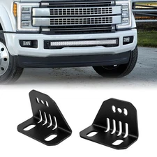 Bumper 42" Curved LED Light Bar Brackets for 2017-2022 Ford F250 F350 Super duty