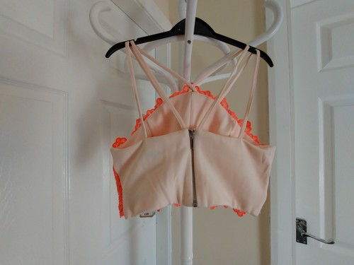 Bra "River Island" Coral Colour Size: 12 (UK) Eur 38 New With Tags - Picture 5 of 11