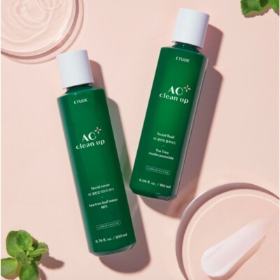 Acne Clean Up Facial Toner 200ml Fluid 180ml Blemish Acne Skin Care Damaged Skin