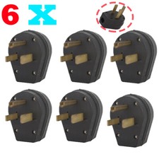 6 pcs NEMA 6-50P Welder Plug 50 Amp Male 220V 208 220 250 Volt Welder Dryer