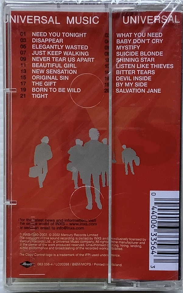 INXS Definitive Original Thai Edition Cassette Seal - Image 2 of 2