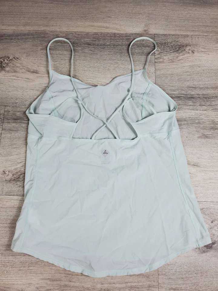 Женские легкие зеленые тренировочные ремни для спагетти Prana Top XS - Изображение 2 из 4