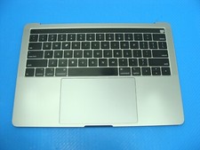 MacBook Pro A1989 2019 MV962LL 13" Top Case Palmrest w/Battery Gray 661-10040