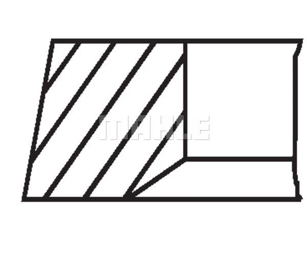 Kit de anillo de pistón MAHLE ORIGINAL 029 55 N1 Foto 2 de 3