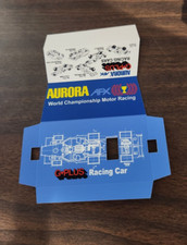Aurora AFX G-Plus Europe Box Insert Cardstock Reproduction