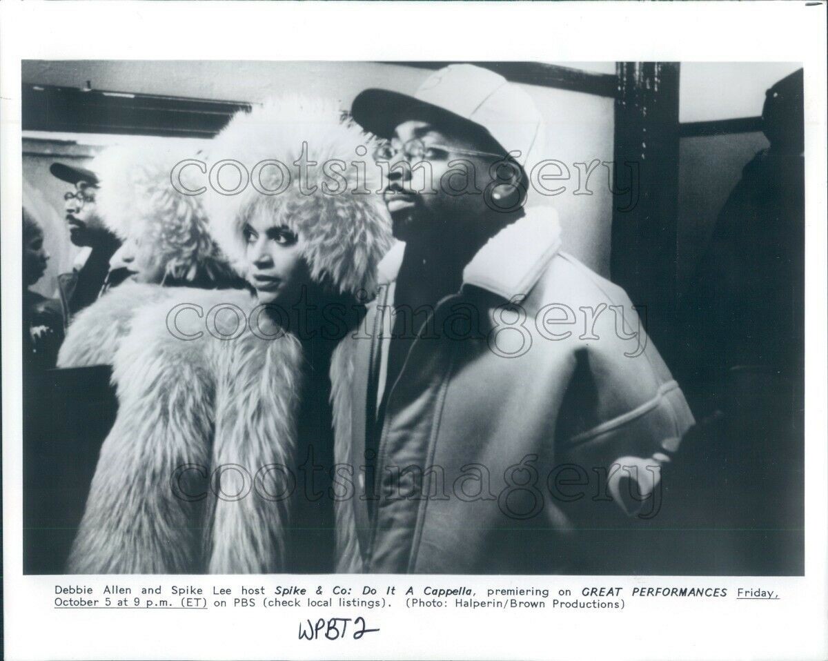 Press Photo Movie Director Spike Lee With Debbie Allen | eBay