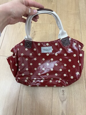 Stylish Cora Taylor Bag Red with White Polka Dot on UK