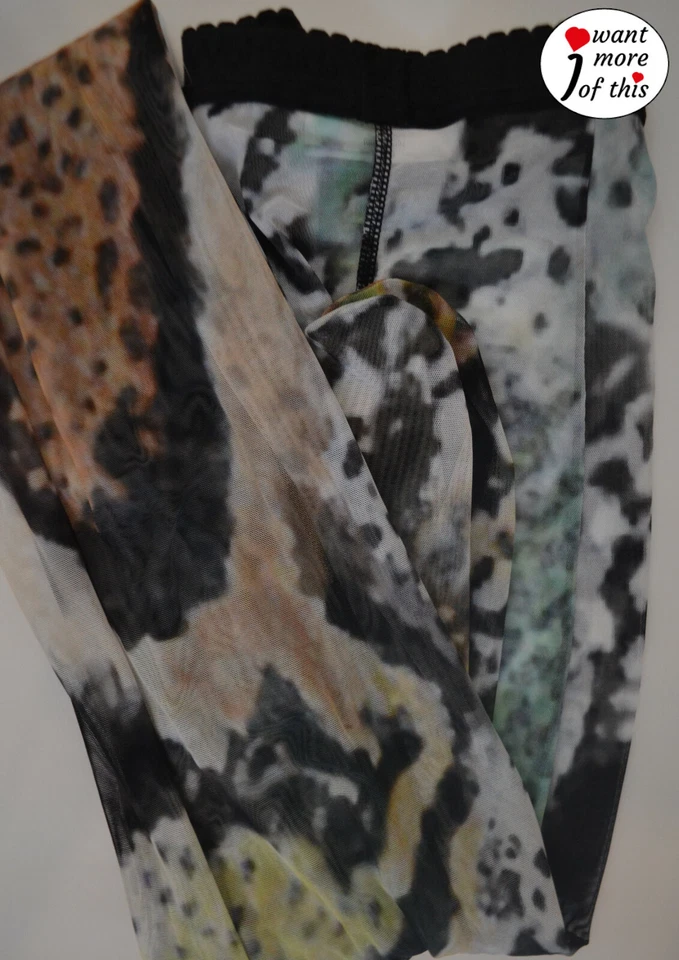 Wolford Serpentes · Tights Strumpfhose · Unikat Reptile Print · XS Extra Small - Bild 2 von 2