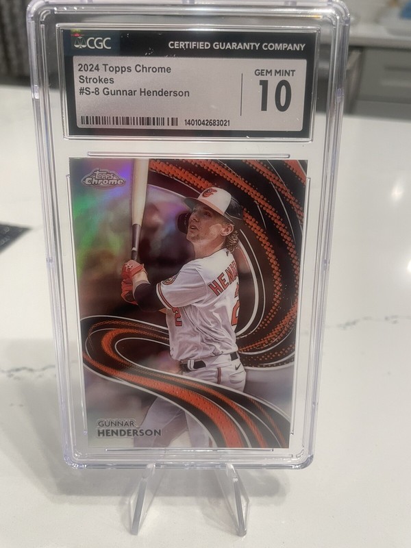 2024 Topps Chrome Gunnar Henderson S-8 NM-MT CGC 10 Gem/MT  Baltimore Orioles🔥