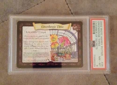Harry Potter TCG - Greenhouse Three - 26/140 PSA 8 Chamber of Secrets - Bild 1 von 2